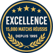 Excellence – 15 000 matchs réussis